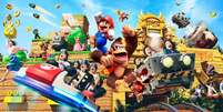 Área de Donkey Kong chega ao Super Nintendo World em 2024.  Foto: Reprodução/Nintendo