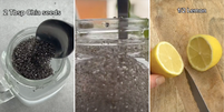 Água, sal, limão e sementes de chia: confira a receita do "internal shower"  Foto: 