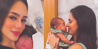 Bruna Biancardi comemora 2 meses de Mavie e exibe imagens da intimidade com a filha.  Foto: Reprodução, Instagram / Purepeople