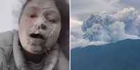 Adolescente grava momento de desespero após vulcão entrar em erupção na Indonésia; veja  Foto: Reprodução/The Times and The Sunday Times