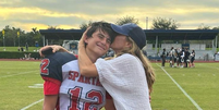 Gisele Bündchen publica foto com o filho Benjamin, de 14 anos   Foto: Reprodução/Redes Sociais