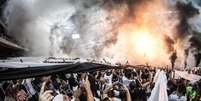  Foto: Vitor Silva/Botafogo - Legenda: Torcida do Botafogo deu show com os super mosaicos no Nilton Santos / Jogada10