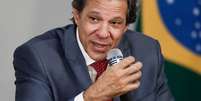 Haddad comemora Copom e diz que indicadores de inflação mostram que política econômica está no caminho certo  Foto: WILTON JUNIOR/ESTADÃO / Estadão