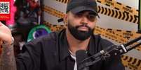  Foto: Reprodu&ccedil;&atilde;o/Podpah - Legenda: Gabigol falou sobre assuntos importantes no PodPah / Jogada10