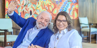 Presidente da República, Luiz Inácio Lula da Silva, e a Primeira-dama, Rosângela Lula da Silva  Foto: Reprodução/Ricardo Stuckert