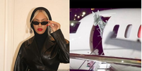 A cantora fez uma publicação misteriosa em seu story por volta das 20h, com um cavalo, símbolo do álbum Renaissance, saindo de um avião  Foto: Reprodução/Instagram