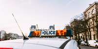 Sirene da viatura policial francesa em Paris  Foto: Mario Gutiérrez/Getty Images