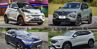 Caoa Chery iCar, Renault Kwid E-Tech, BYD Song Plus e Haval H6: a partir de agora, com  imposto  Foto: Sergio Quintanilha / Caoa Chery / Renault / Guia do Carro