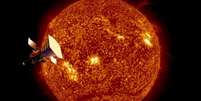 A sonda Parker conseguirá fazer medições inéditas sobre o Sol  Foto: Getty Images / BBC News Brasil