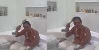 Zeca Pagodinho divulgou vídeo na banheira  Foto: Reprodução/Instagram 