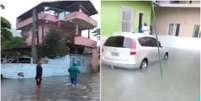 Chuva alaga ruas em Santa Catarina; previsão é que temporal persista   Foto: Reprodução/TV Globo