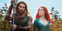 Amber Heard voltou para Aquaman 2: O Reino Perdido ao lado de Jason Momoa  Foto: Redação Entre Telas