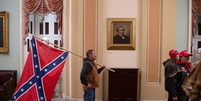 Invasores dentro do Capitólio  Foto: Getty Images / BBC News Brasil