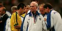 Zagallo na Copa do Mundo de 1998  Foto:  Michael Steele/EMPICS / Getty Images