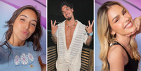 Vanessa Lopes, Gabriel Medina e Yasmin Brunet  Foto: Reprodução/ Instagram