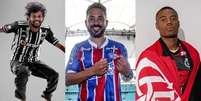 Scarpa, Everton Ribeiro e De La Cruz foram três das contratações de maior impacto no Brasil  Foto: Divulgação / CAM, Tiago Caldas / E. C Bahia e Paula Reis / CRF / Jogada10
