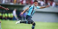 Foto: Lucas Uebel/Grêmio - Legenda: Púbis tirou Carballo de combate no ano passado / Jogada10