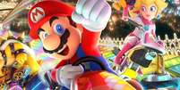 Mario Kart 8 Deluxe é excelente opção para se divertidos ao lado dos amigos ou com a família  Foto: Reprodução / Nintendo