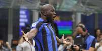 Lukaku atuava pela Inter à época da ofensa  Foto: ANSA / Ansa - Brasil