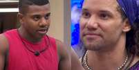 Davi e Maycon trocam farpas no 'BBB 24'.  Foto: Reprodução, TV Globo / Purepeople