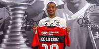  Foto: Divulgação/Flamengo - Legenda: De La Cruz usará a camisa 18 no Flamengo / Jogada10