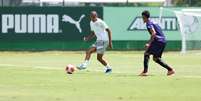 Com testes na forma&ccedil;&atilde;o, Palmeiras goleia em primeiro jogo-treino da temporada.   Foto: Cesar Greco/Palmeiras / Esporte News Mundo