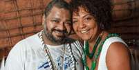 Arlindo Cruz e a esposa, Babi  Foto: Reprodução/Instagram / Mais Novela