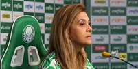 Segundo o Palmeiras, na sala de entrevistas da Academia de Futebol, Leila vai responder a perguntas sobre todos os temas  Foto: Cesar Greco/Palmeiras - Legenda: Leila dará coletiva nesta terça-feira / Jogada10