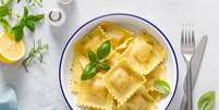 Ravioli recheado com abóbora e chia  Foto: Sea Wave | Shutterstock / Portal EdiCase