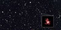 Galázia GN-z11 observada pelo telescópio Hubble (Imagem: Reprodução/NASA, ESA, P. Oesch)  Foto: Canaltech
