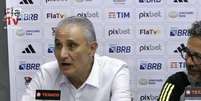  Foto: Reprodução de TV - Legenda: Tite se surpreendeu com vantagem física do Fla / Jogada10