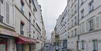 Rua do Hotel Europe, em Paris, onde brasileira foi encontrada morta  Foto: Reprodução/Google Street View