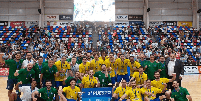 Seleção Brasileira de Handebol após ganhar o campeonato Sul-Centro Americano de Handebol, em Buenos Aires (AR).  Foto: Alma Preta