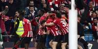  Foto: Ander Gillenea/AFP via Getty Images - Legenda: Athletic Bilbao tem 23 títulos da Copa do Rei e é o segundo maior vencedor / Jogada10