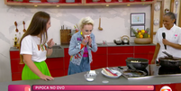 Ana Maria cospe pipoca com ovo no 'Mais Voc&ecirc;'  Foto: Reprodu&ccedil;&atilde;o/Globo