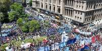 As estimativas de adesão ao movimento variam  Foto: Telam/Reprodução / Perfil Brasil