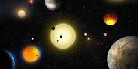 Os exoplanetas encontrados pela equipe podem ter temperaturas amenas o suficiente para sustentar formas de vida (Imagem: Reprodução/NASA/W. Stenzel)  Foto: Canaltech
