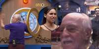 'BBB 24': Ary Fontoura imita Vanessa Lopes em quadro com Marcos Veras.  Foto: Reprodução, TV Globo / Purepeople