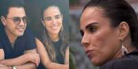 Zez&eacute; Di Camargo e Wanessa, participante do 'BBB 24'  Foto: Reprodu&ccedil;&atilde;o/Instagram/Globoplay / M&aacute;rcia Piovesan