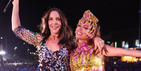 Ivete Sangalo e Anitta mostram maquiagem de Carnaval   Foto: Brazil News / Elas no Tapete Vermelho