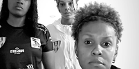 Atletas Dani, Camilly e Thaís postaram um vídeo no Instagram para relatar racismo em partida de vôlei  Foto: Reprodução: Instagram/danisuco_