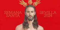 A representação de Jesus na obra do artista Salustiano García  Foto: Reprodução Instagram/@sevillasemanasanta / BBC News Brasil