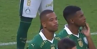 Caio Paulista após a derrota do Palmeiras na Supercopa Rei  Foto: Reprodução/Sportv