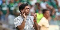 Abel Ferreira durante decisão da Supercopa do Brasil.   Foto: Cesar Greco/Palmeiras. / Esporte News Mundo