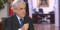Em 2019, Piñera falou à BBC admitindo que aceitaria mudanças na Constituição elaborada pela ditadura chilena  Foto: BBC News Brasil