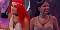 Alane e Fernanda no 'BBB 24'  Foto: Reprodu&ccedil;&atilde;o/Globoplay / Mais Novela