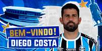 Grêmio anuncia reforço para o ataque, Diego Costa é tricolor! (Foto/Reprodução: Grêmio)  Foto: Esporte News Mundo