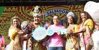 Rei Momo de Salvador comemora 4º ano de reinado na folia  Foto: Valter Pontes/Secom PMS