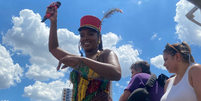 Iza estreia bloco de carnaval em SP  Foto: Giullyana Aia/Terra