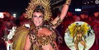 Paolla Oliveira na Grande Rio: o detalhe incomum que você não viu da fantasia de onça é o grande segredo do look de Carnaval.  Foto: AGNews / Purepeople